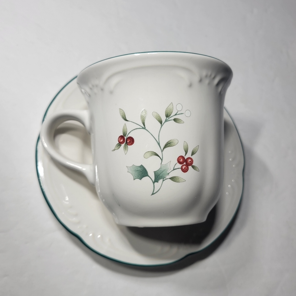 Pfaltzgraff Winterberry Cup and Saucer
